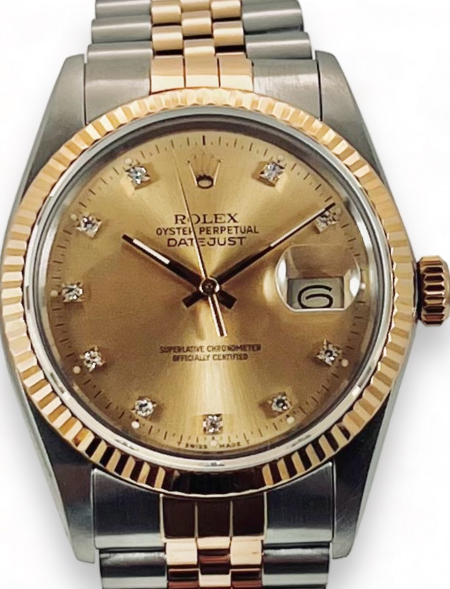 Rolex Datejust 16013 18 KT Diamond DIal