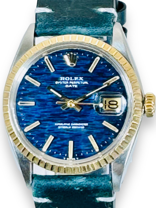 Rolex Date 1505 34mm Mosaic Dial