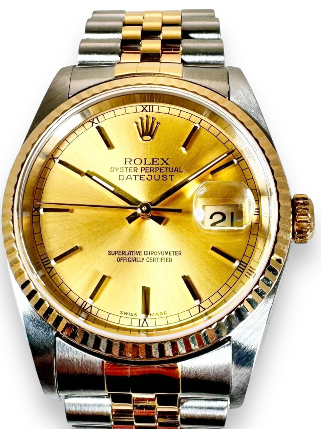 Rolex Datejust 16233  Champagne Dial