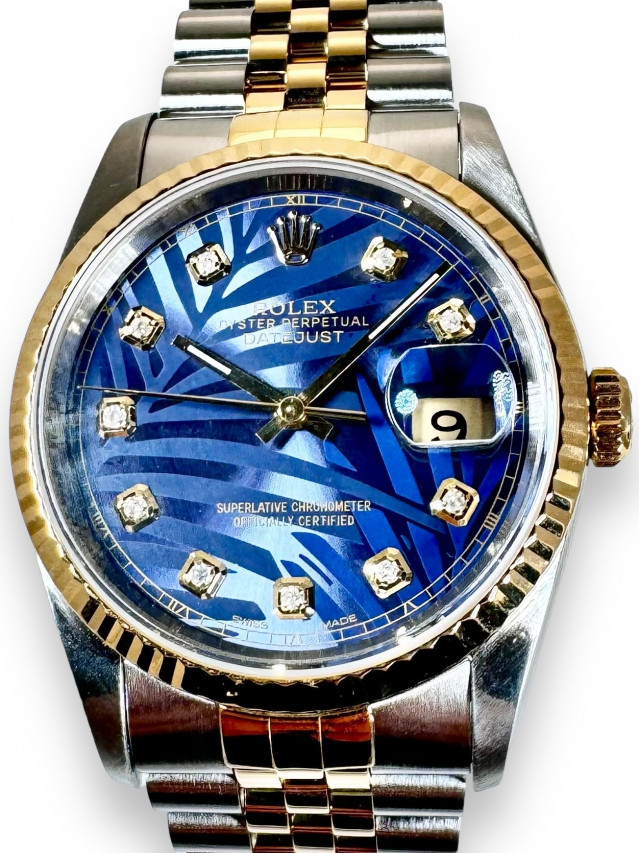 Men's Rolex Datejust 16233 Diamond Motif Dial