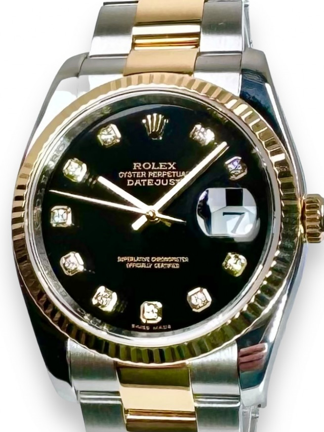 Rolex Datejust 116233 Black Diamond Dial