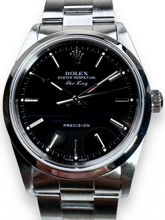 Rolex Air King 14000 Steel Black