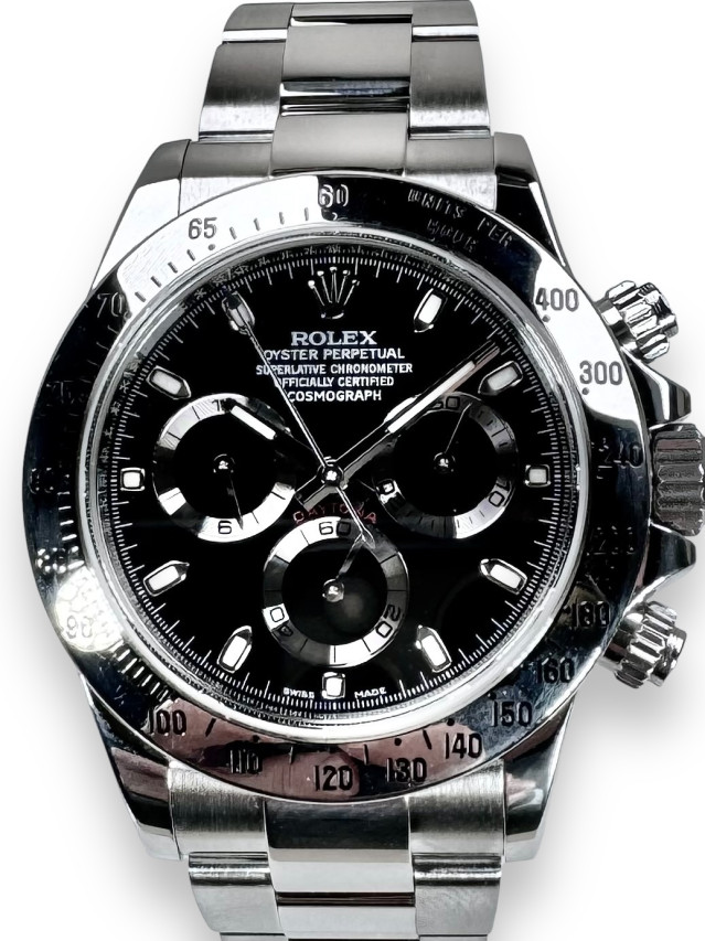 Black Rolex Daytona 116520 Full Set
