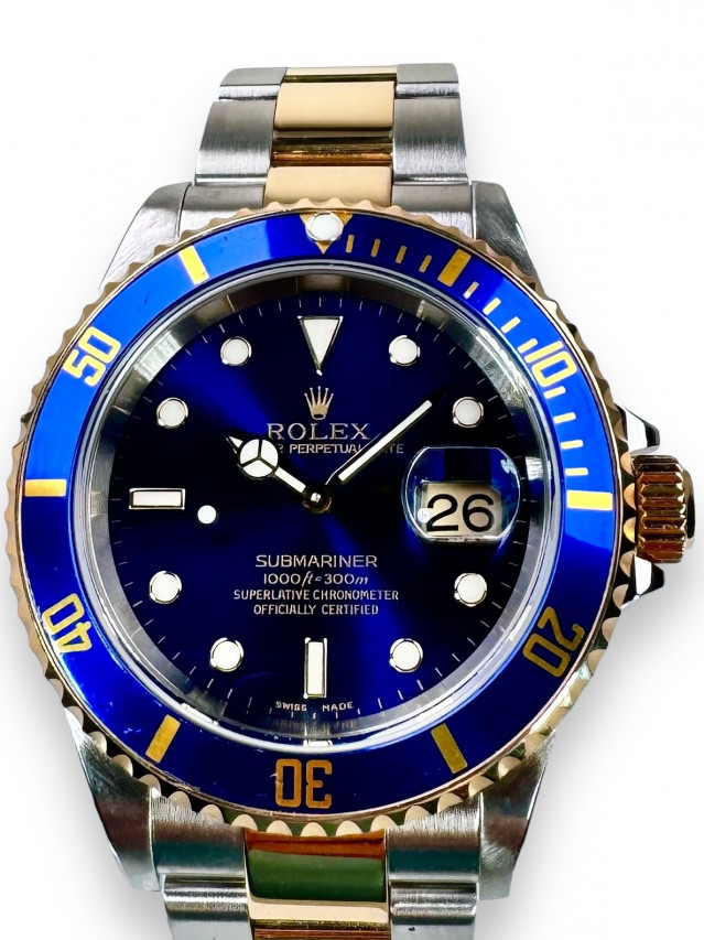 Rolex Submariner 16613 Blue "Love At First sight"