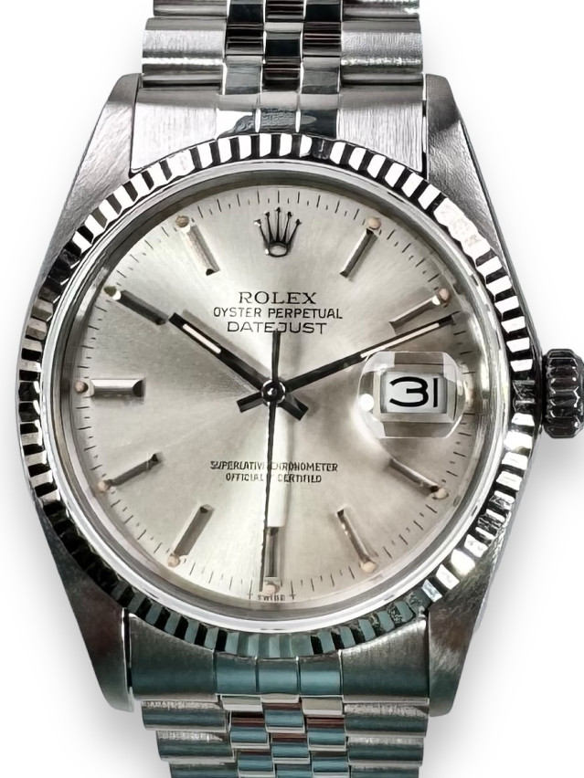 Rolex Datejust 16014 Silver Dial